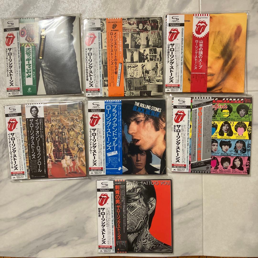 ROLLING STORNS SHM 紙ジャケット　7枚セット