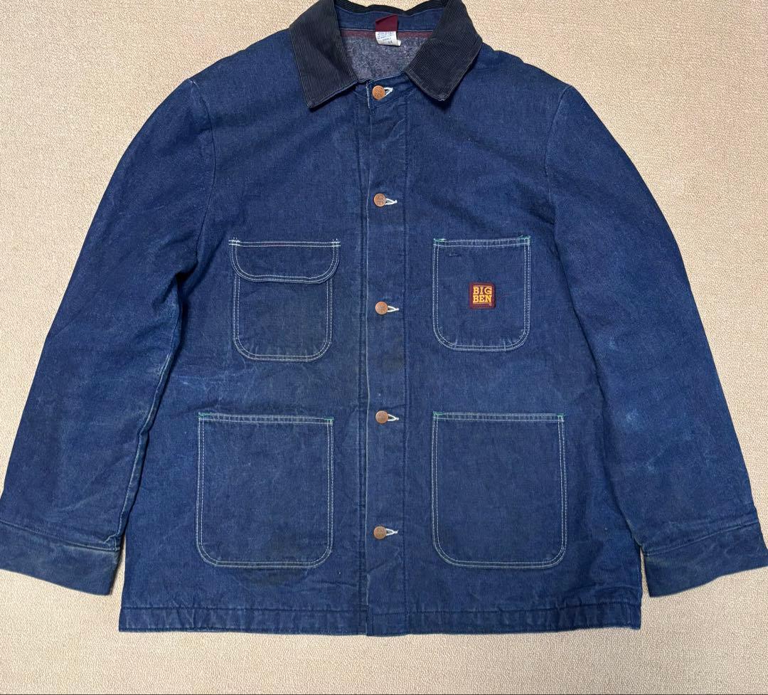 BigBen ビッグベン カバーオール 襟コーデュロイ デニムジャケット