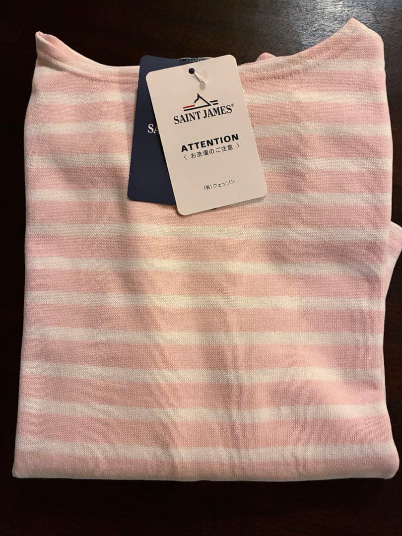 セントジェームス　ボーダー　ピンク　T3