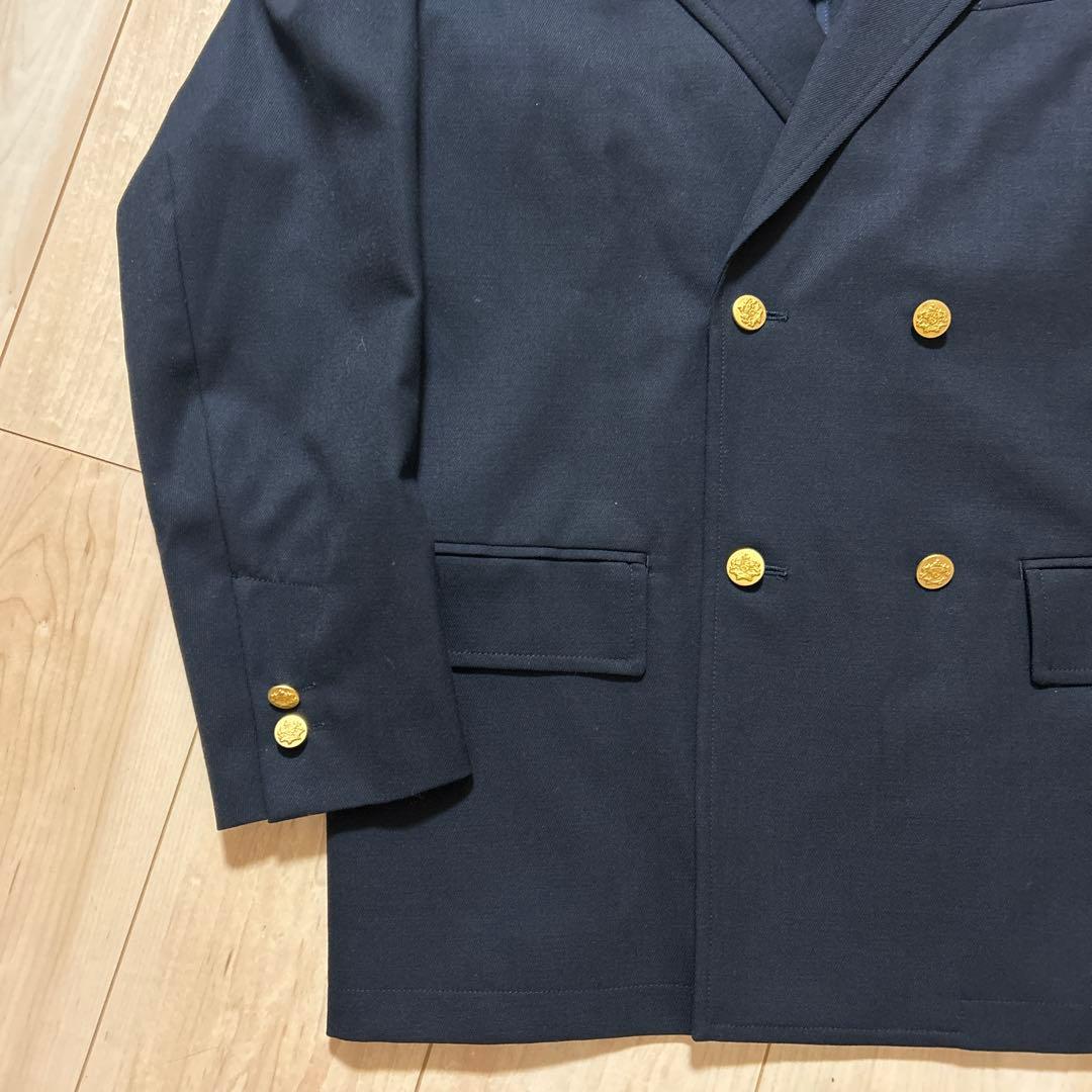gymphlex ネイビー ダブルブレスト テーラードジャケット　12サイズ