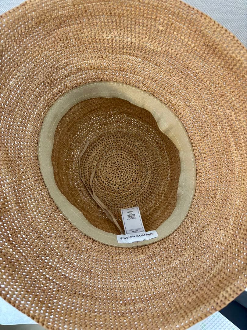 HELEN KAMINSKIベージュ ストローハット⭐︎極美品