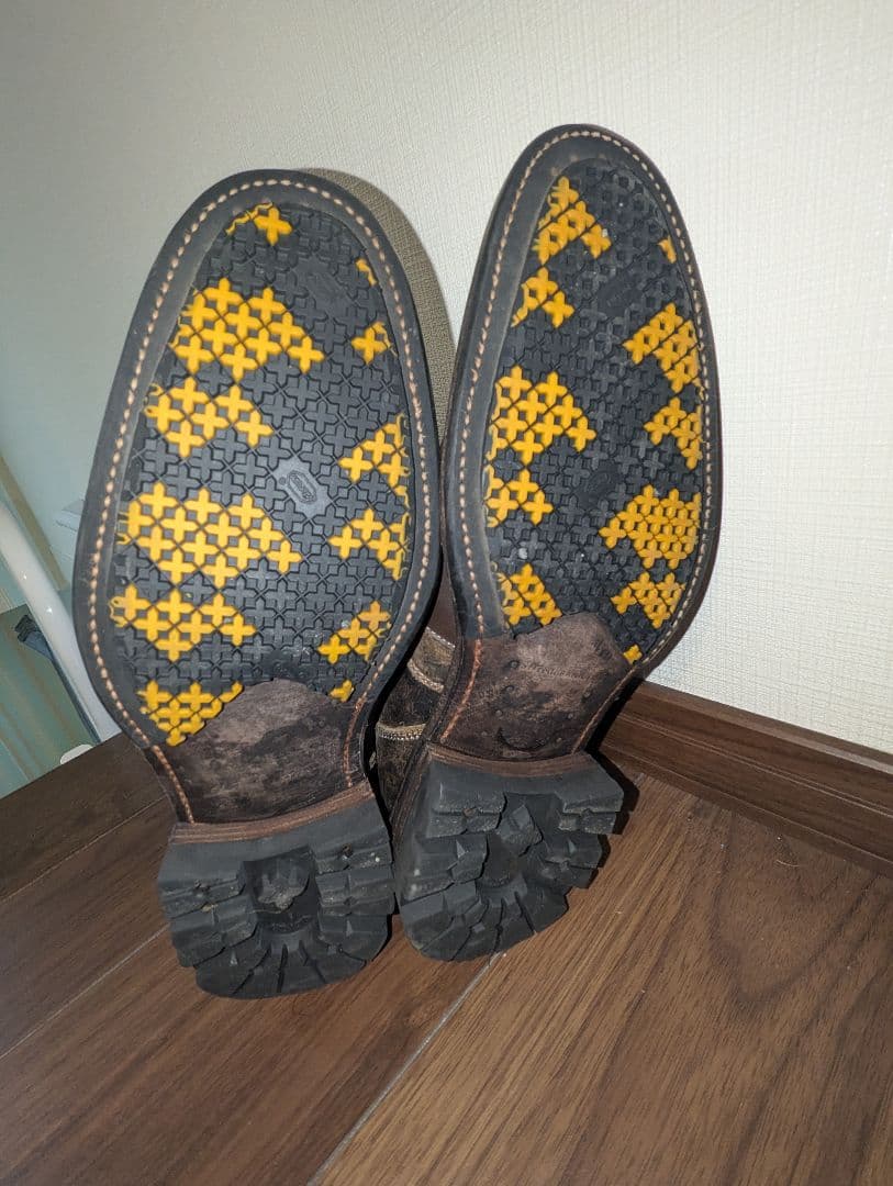 アルフレッドバニスター ブラウンレザーブーツ　41