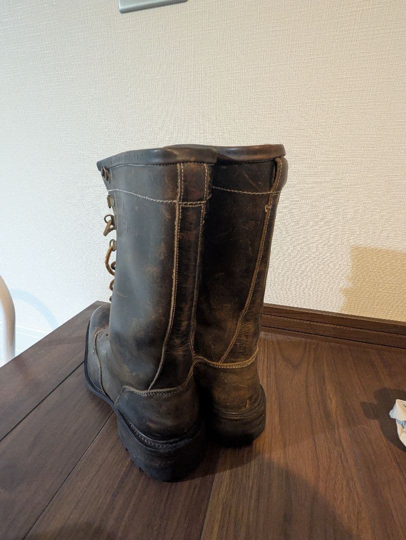 アルフレッドバニスター ブラウンレザーブーツ　41