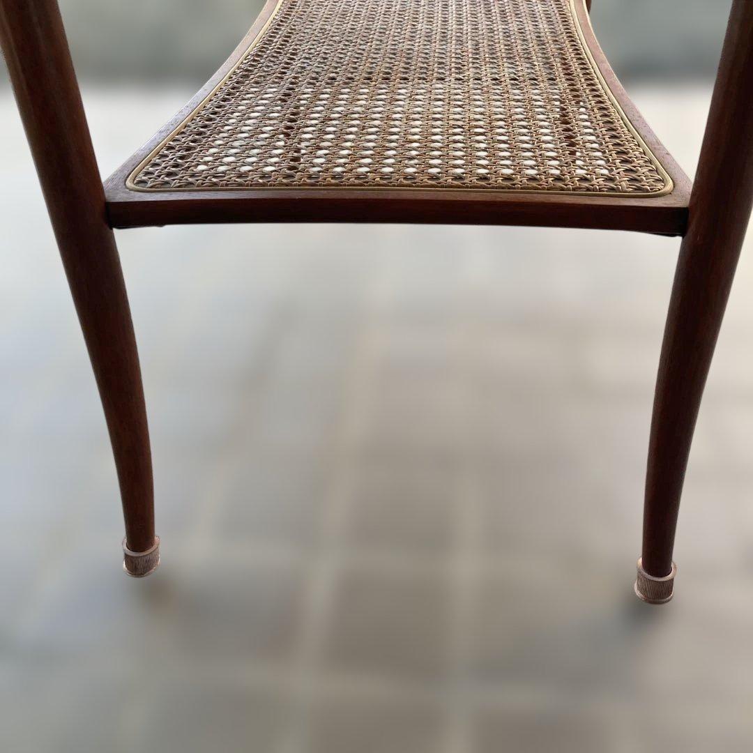 【Blackinc】70s80s オールドマルニ ラタン コーヒーテーブル