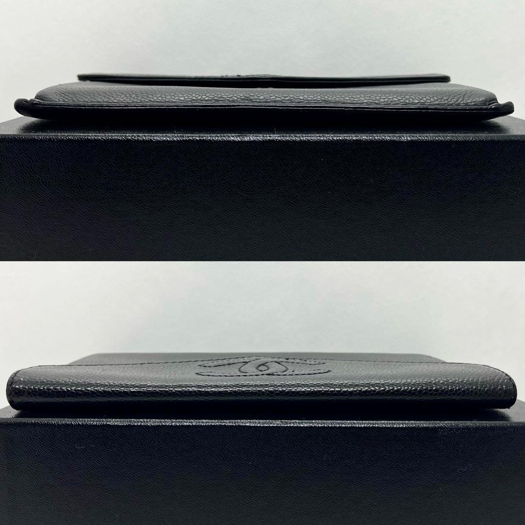 入手困難/大容量✨シャネル クラッチバッグ ココマーク キャビアスキン 財布