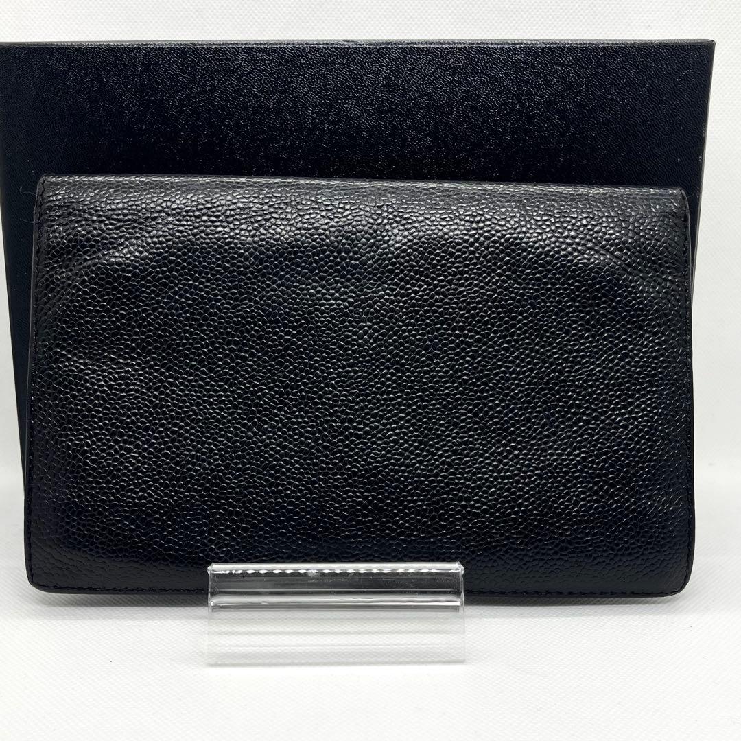 入手困難/大容量✨シャネル クラッチバッグ ココマーク キャビアスキン 財布