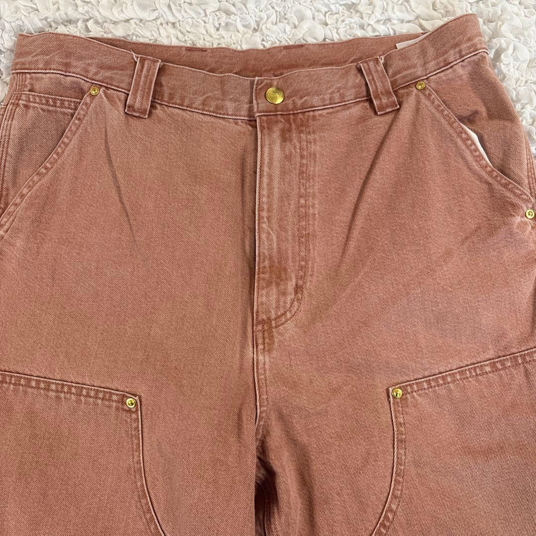 希少カラー　Carhartt WIP ピンク ペインターパンツ　ダブルニー