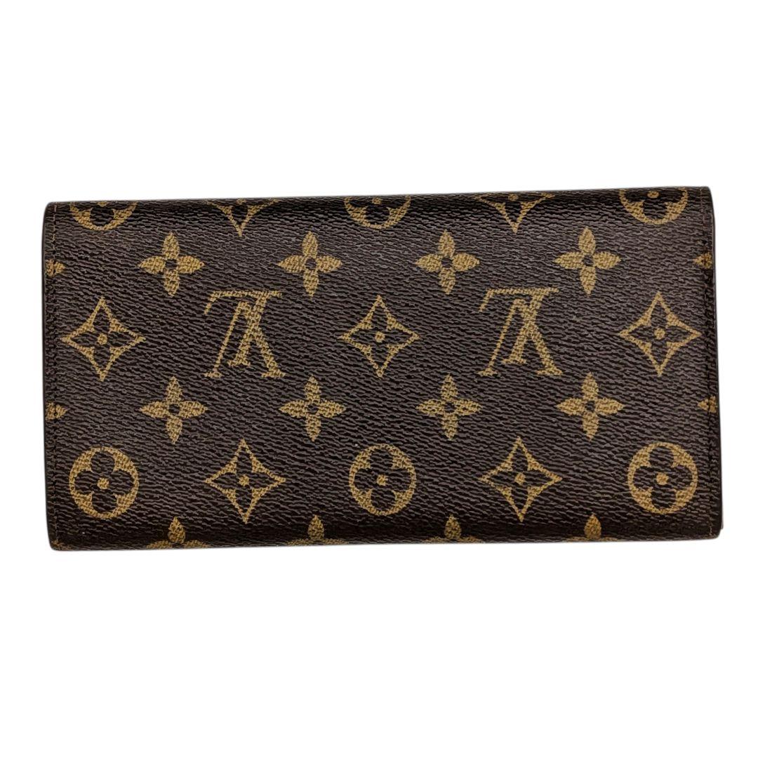 外観美 ルイヴィトン モノグラム ポシェット ポルトモネ クレディ 長財布