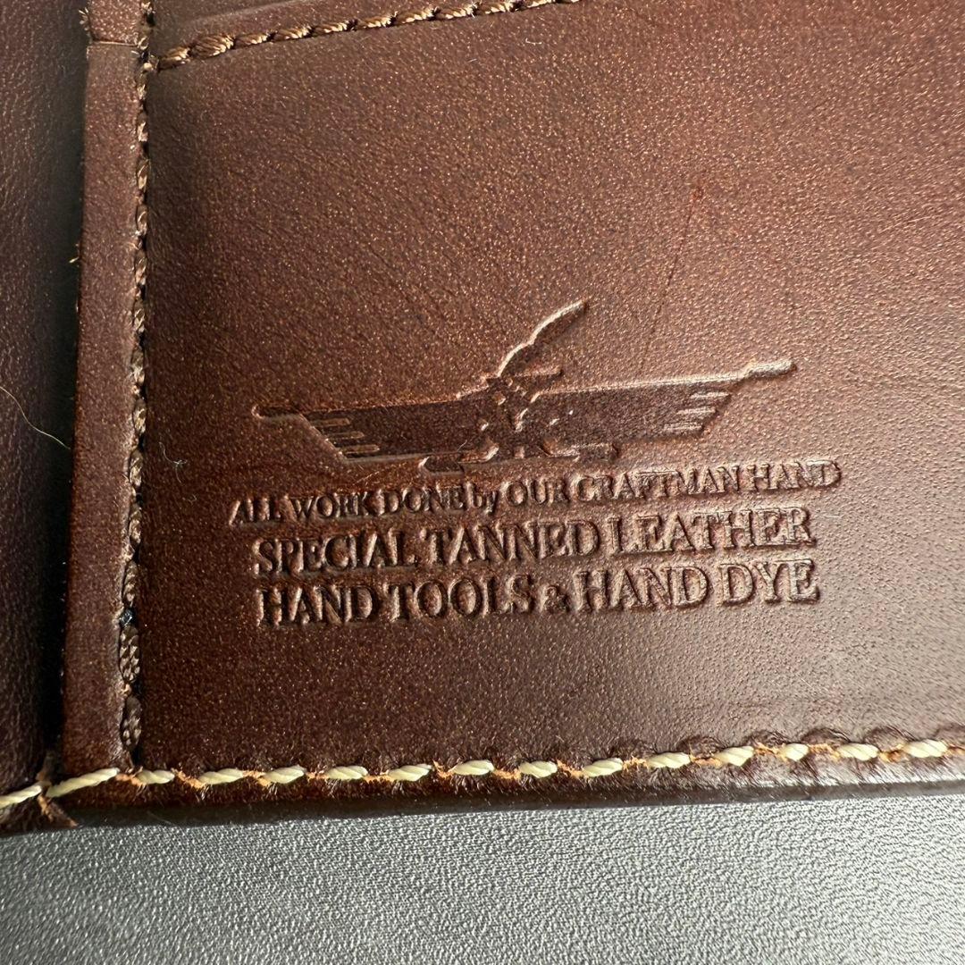 shunyFUNNY ファニー カービング 3つ折り財布 コンチョボタン