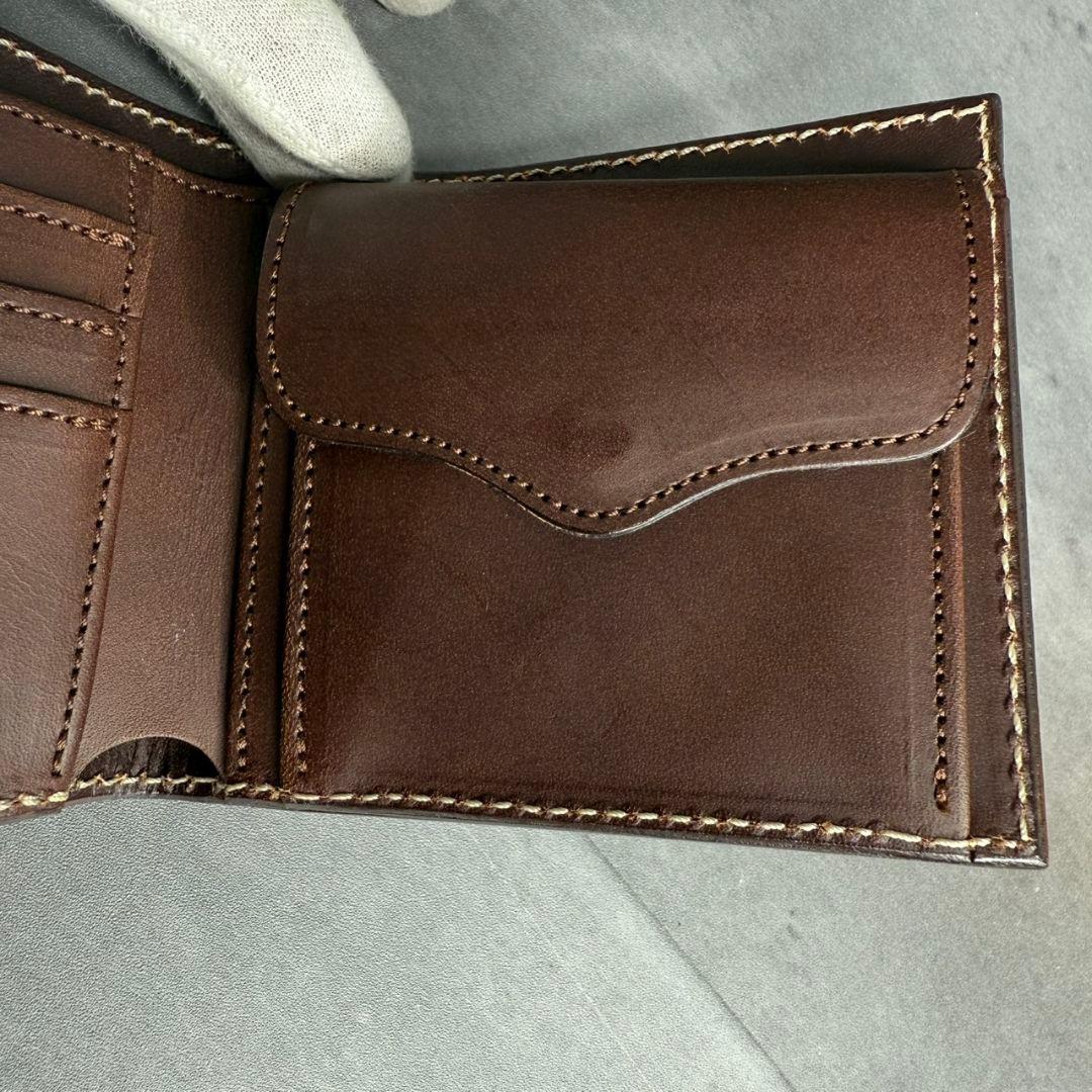 shunyFUNNY ファニー カービング 3つ折り財布 コンチョボタン