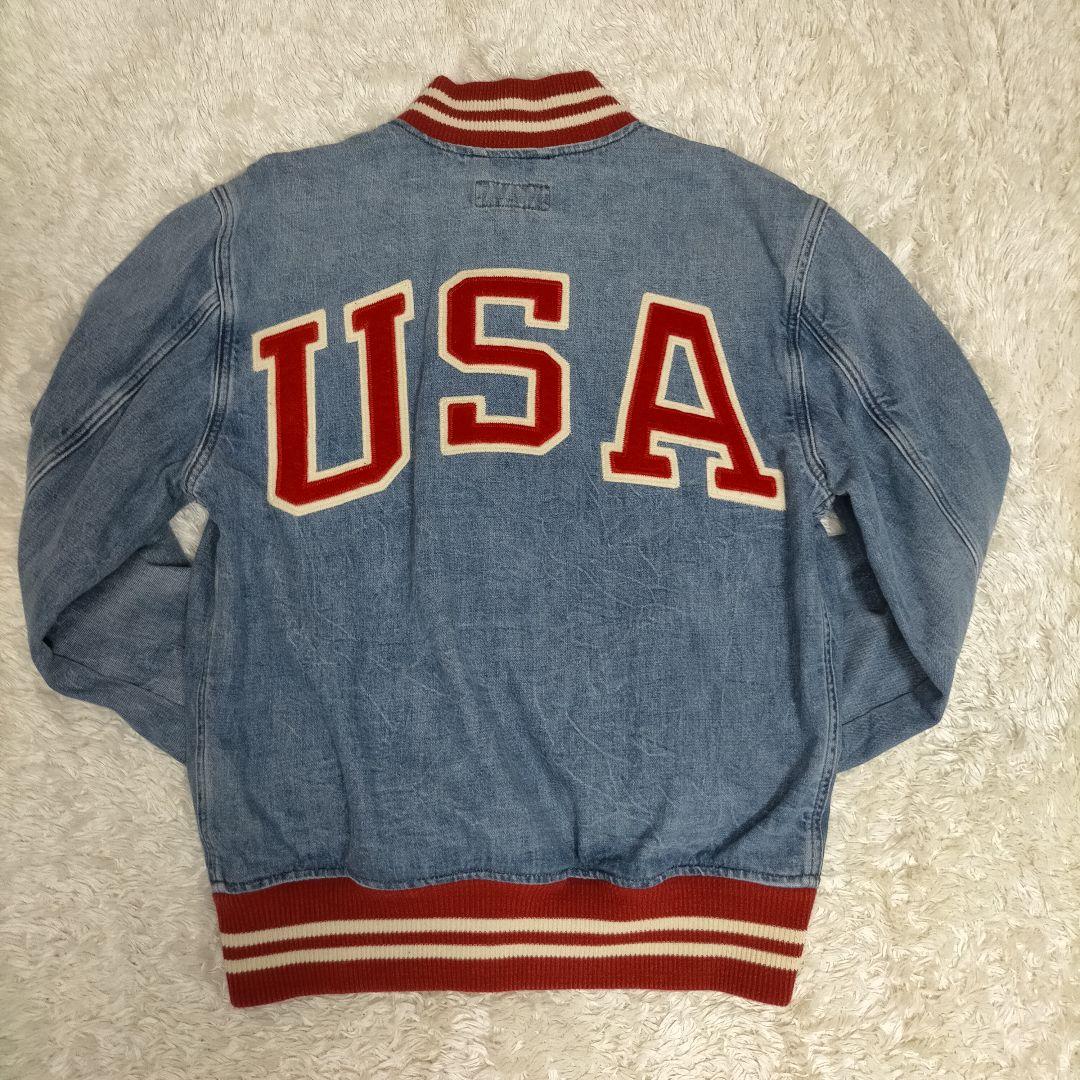 ト*ヨ様 【美品　希少】ポロラルフローレン　ブルゾン　スタジャン　デニム　 ヴィ