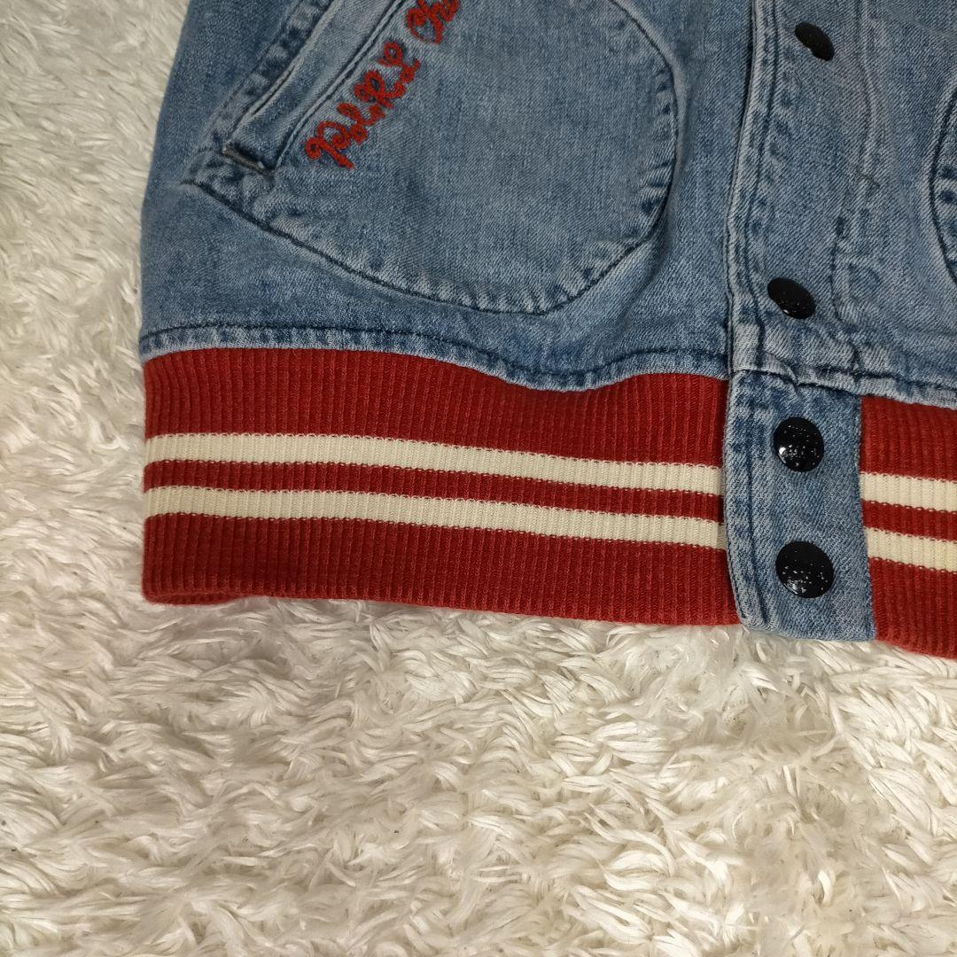 ト*ヨ様 【美品　希少】ポロラルフローレン　ブルゾン　スタジャン　デニム　 ヴィ