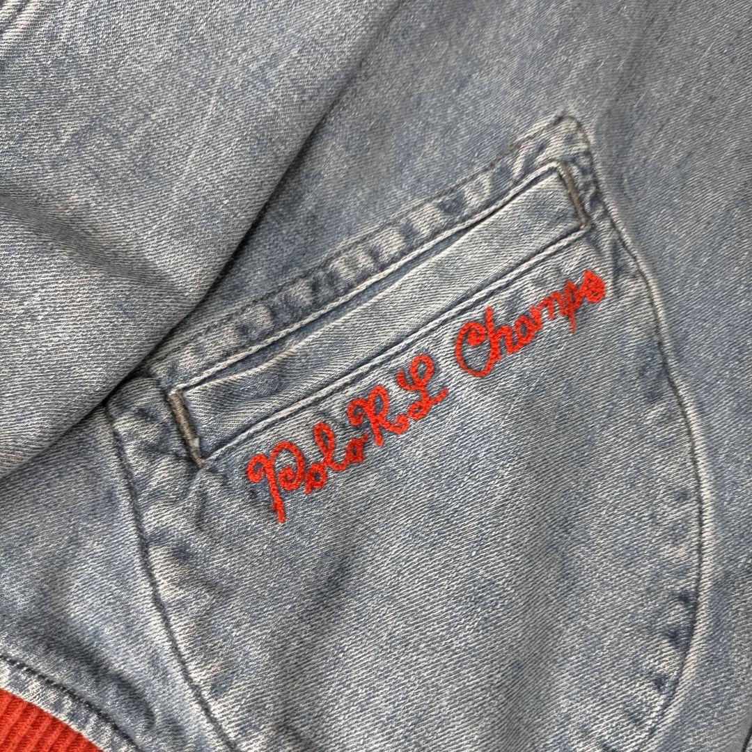 ト*ヨ様 【美品　希少】ポロラルフローレン　ブルゾン　スタジャン　デニム　 ヴィ