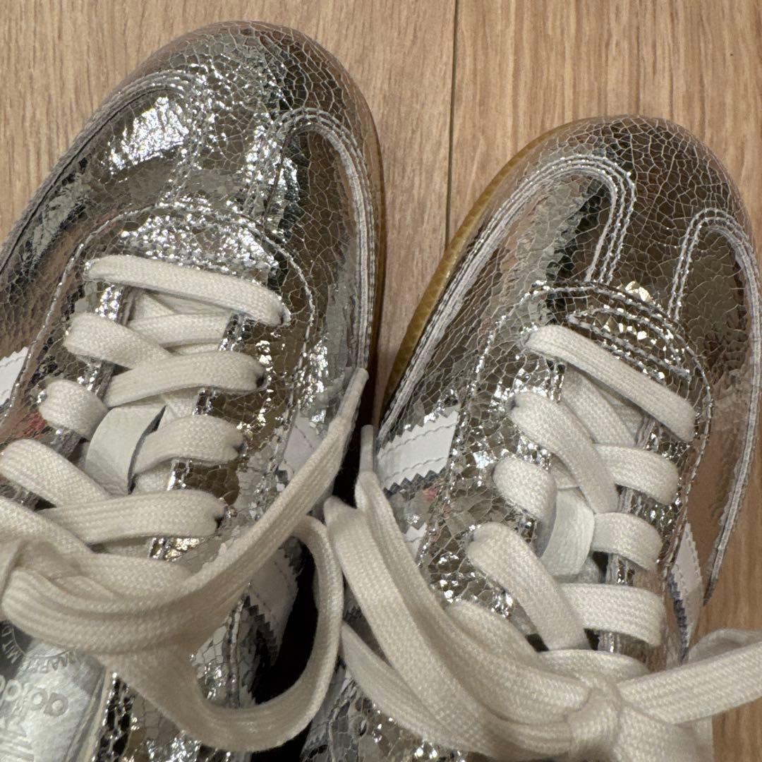 【新品未使用】【24cm】サンバ OG SAMBA OG シルバー