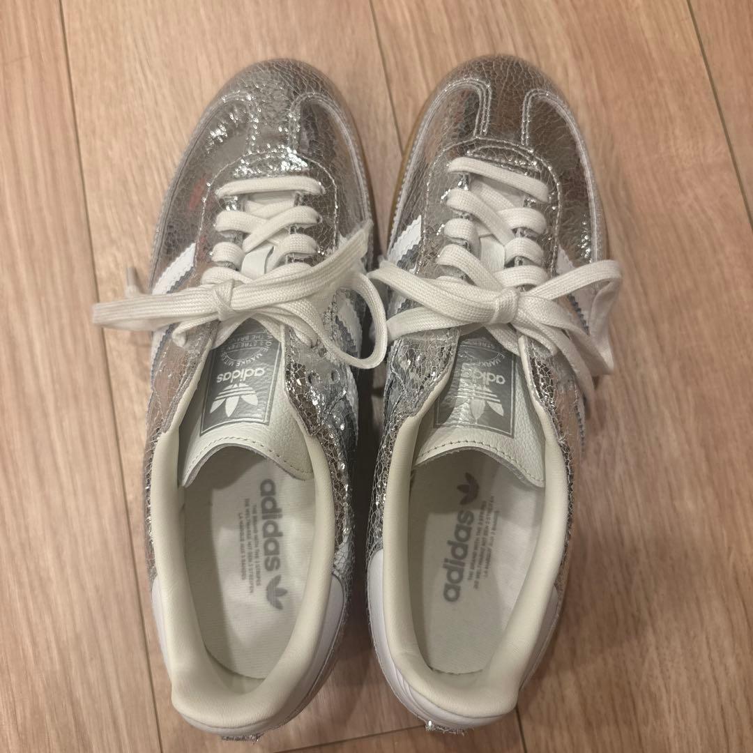 【新品未使用】【24cm】サンバ OG SAMBA OG シルバー