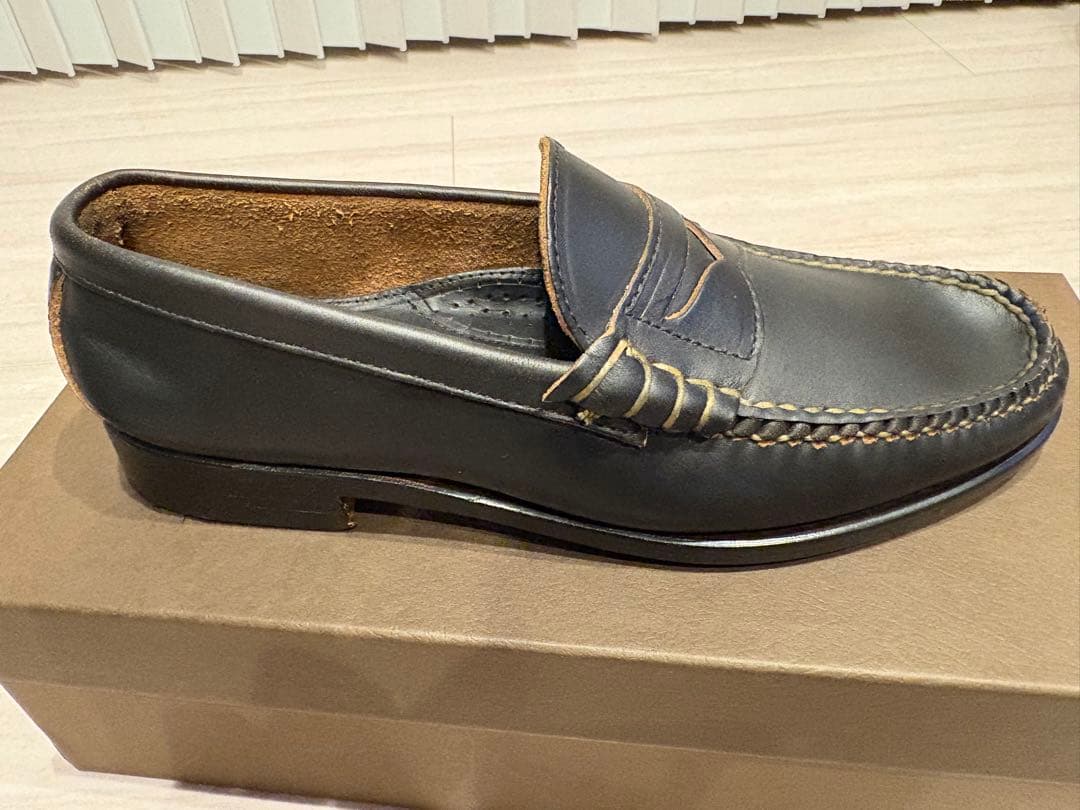 ランコート　ビーフロールペニーローファー　size 7H D 新品未使用品箱付き