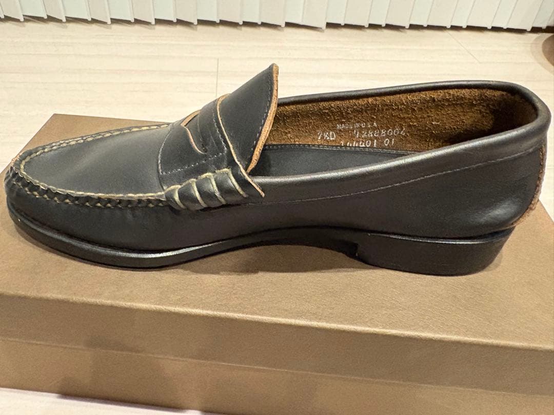 ランコート　ビーフロールペニーローファー　size 7H D 新品未使用品箱付き