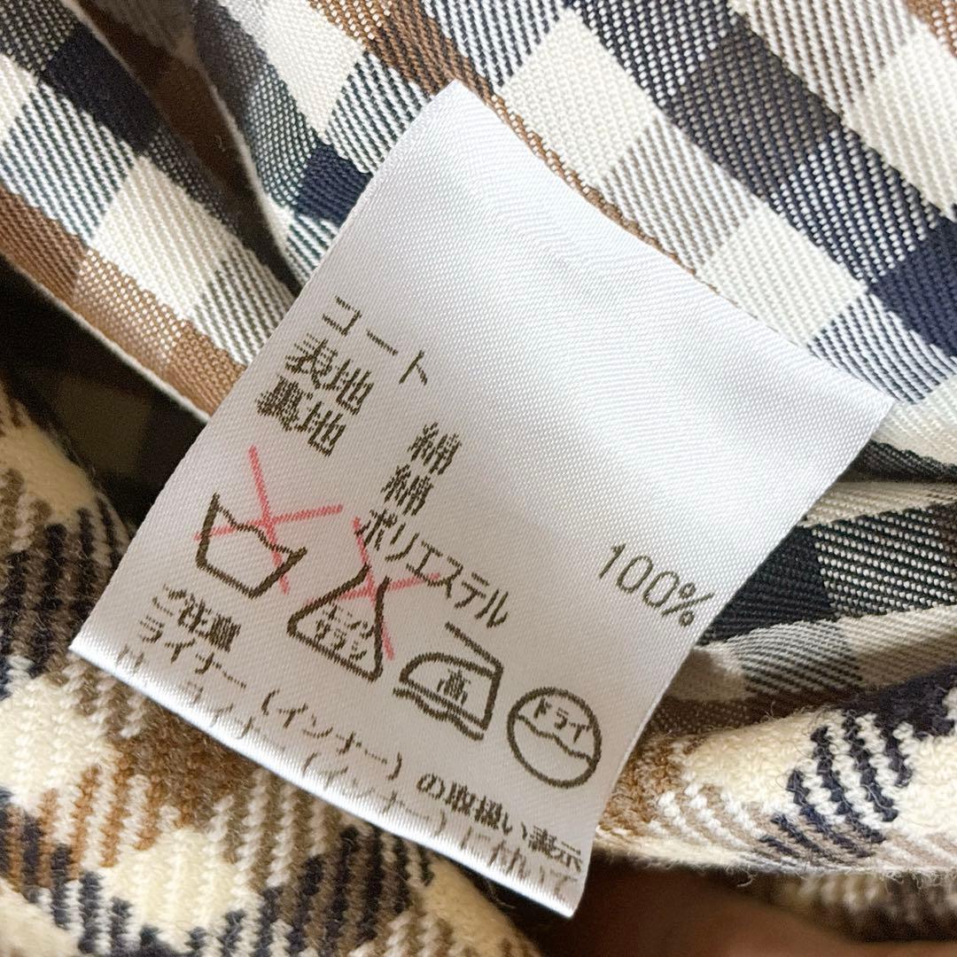 ほぼ未使用✨　アクアスキュータム　トレンチコート　玉虫色　レディース　11