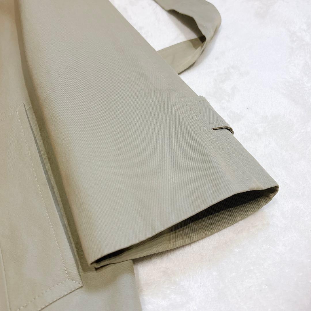 ほぼ未使用✨　アクアスキュータム　トレンチコート　玉虫色　レディース　11