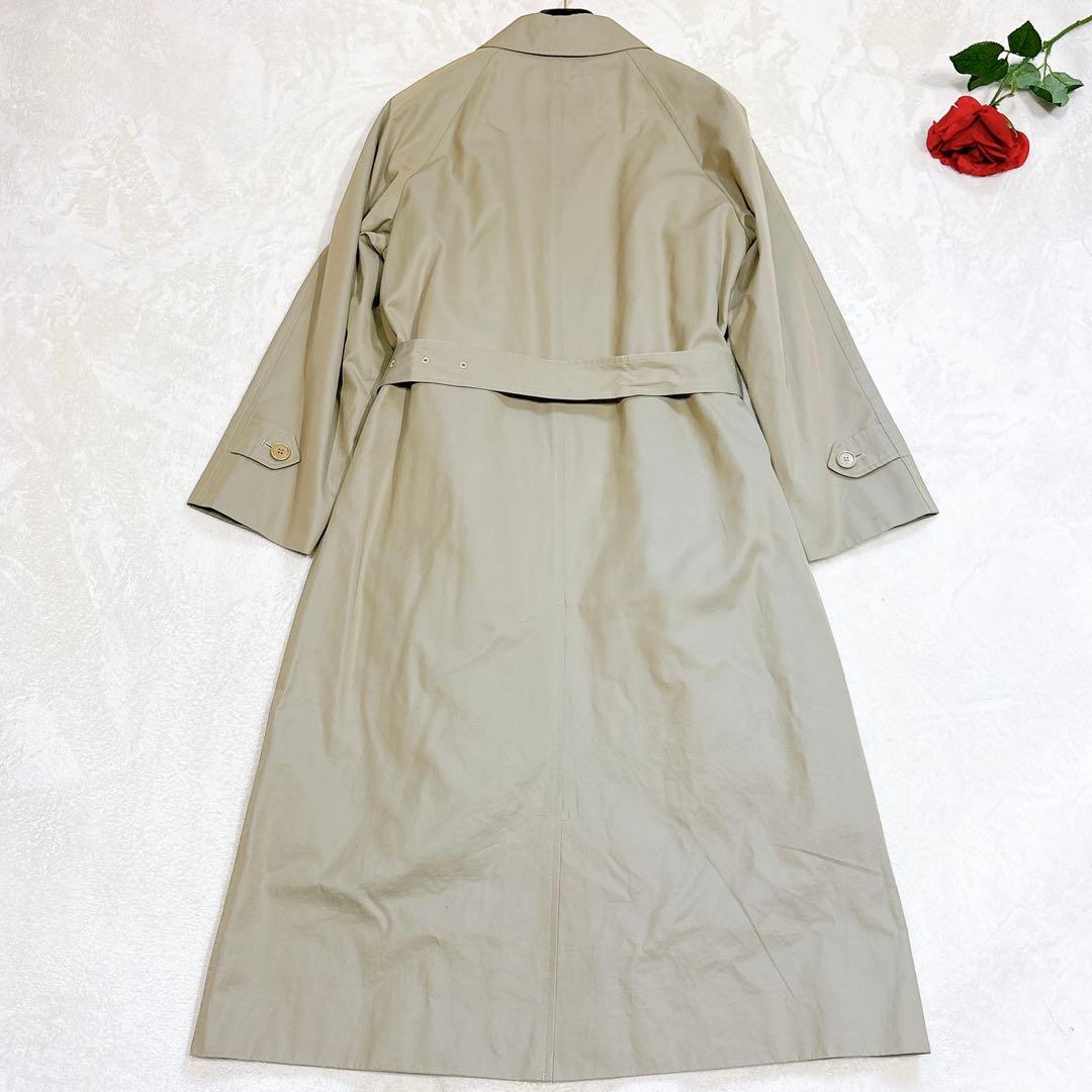 ほぼ未使用✨　アクアスキュータム　トレンチコート　玉虫色　レディース　11