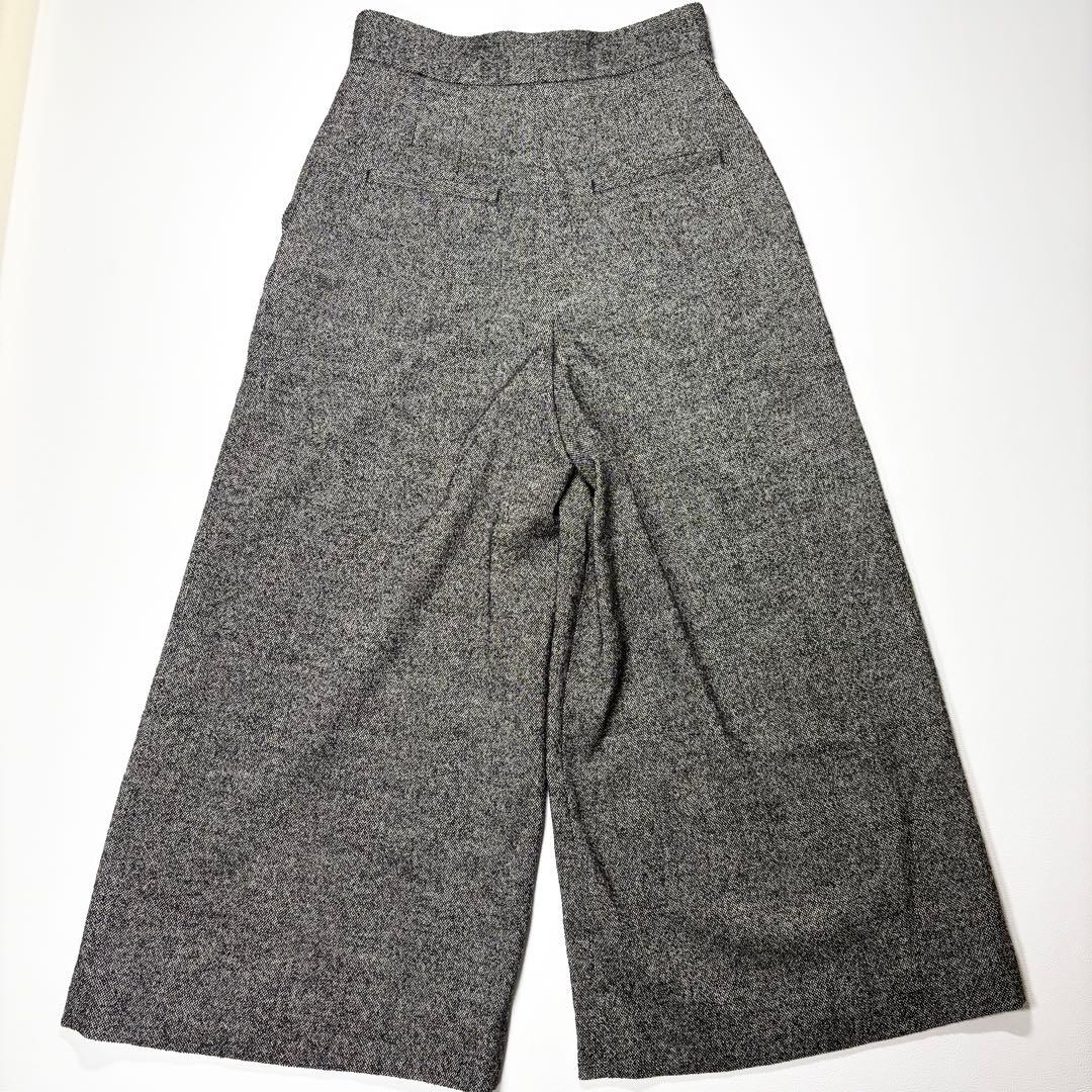 美品✨ドルガバ ツイードロングワイドパンツ 42サイズ イタリア製