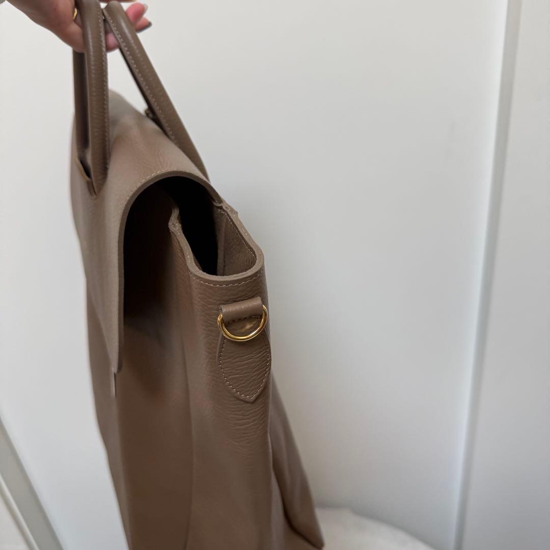 IENA ヤングアンドオルセン EMBOSSED LEATHER TOTE L