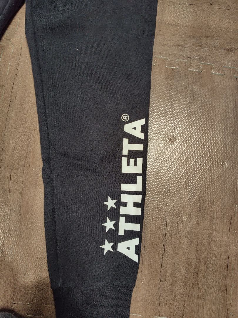 ATHLETA フルジップスウェットパーカー＆パンツ　 ブラック