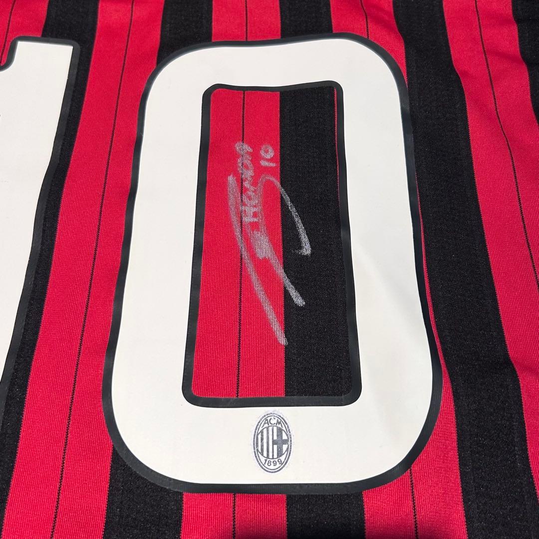 ACミラン 本田圭佑 13/14ホームユニフォーム直筆サイン入りマルチサイン