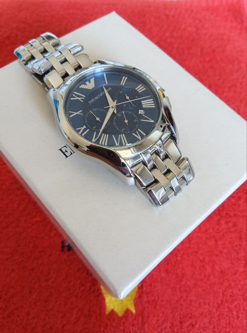 EMPORIO ARMANI AR-1787【極上美品時計】 【クロノグラフ】