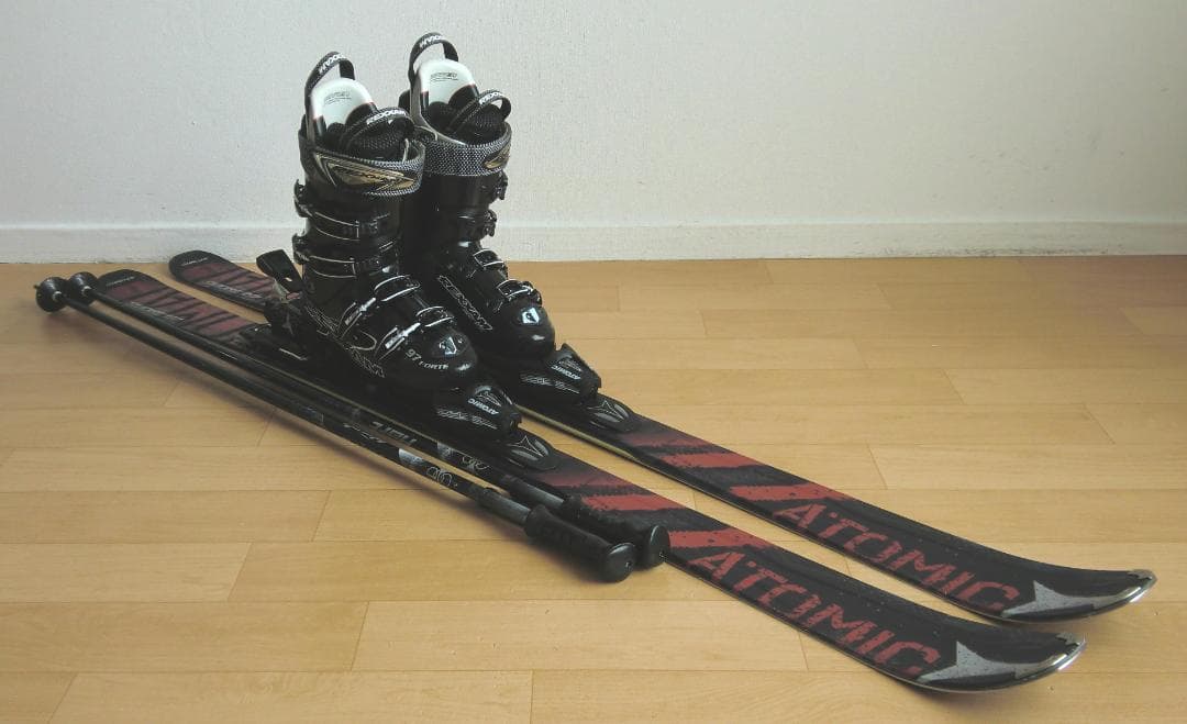 ■1月限定■送料無料■アトミック■メンズスキーセット■板157靴26-26.5■