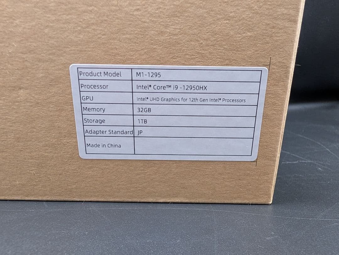 MINISFORUM M1-1295 ミニPC i9-12950HX