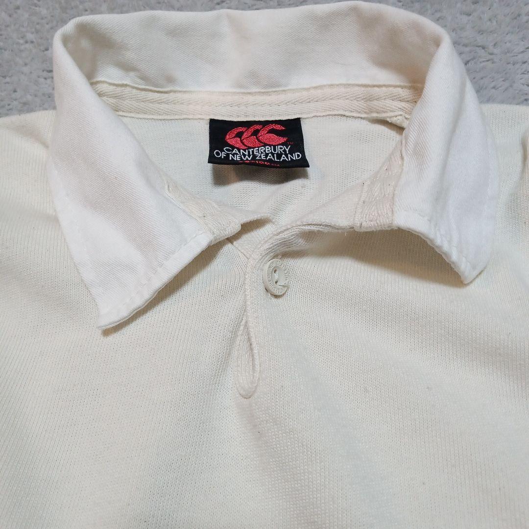 90s NZ製 カンタベリー オール ブラックス ラグビー ポロシャツ 長袖