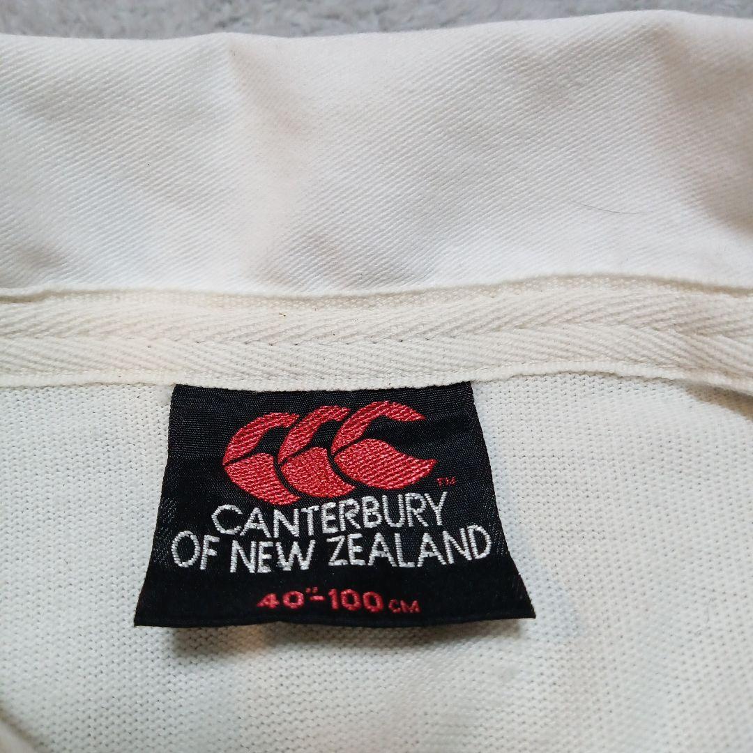 90s NZ製 カンタベリー オール ブラックス ラグビー ポロシャツ 長袖