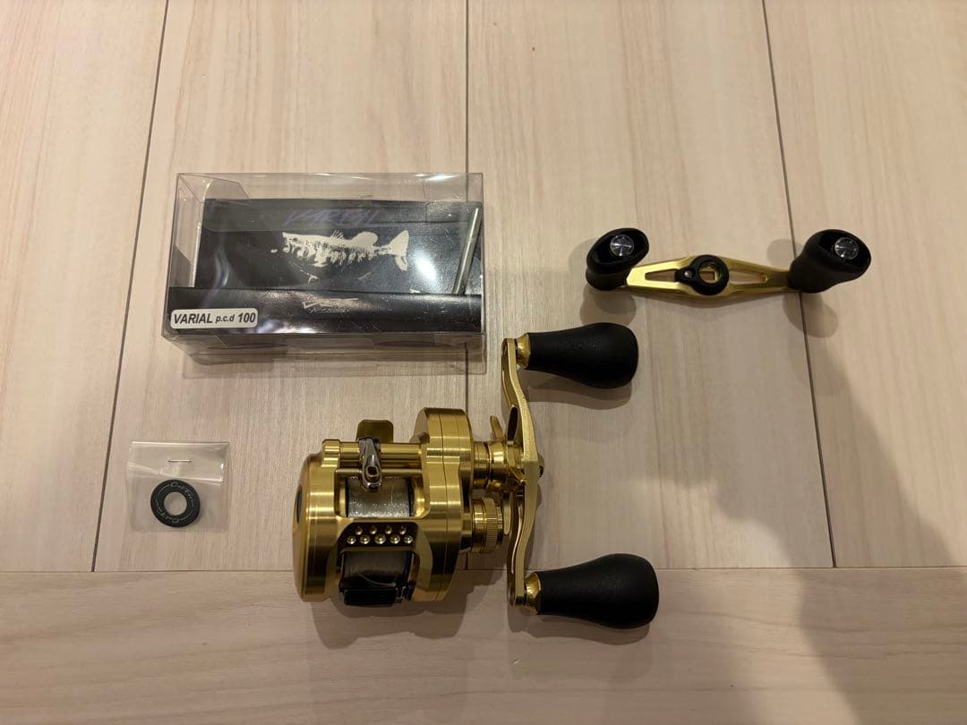 シマノ　カルカッタコンクエスト200XG DRTバリアルゴールド　カルフォーム