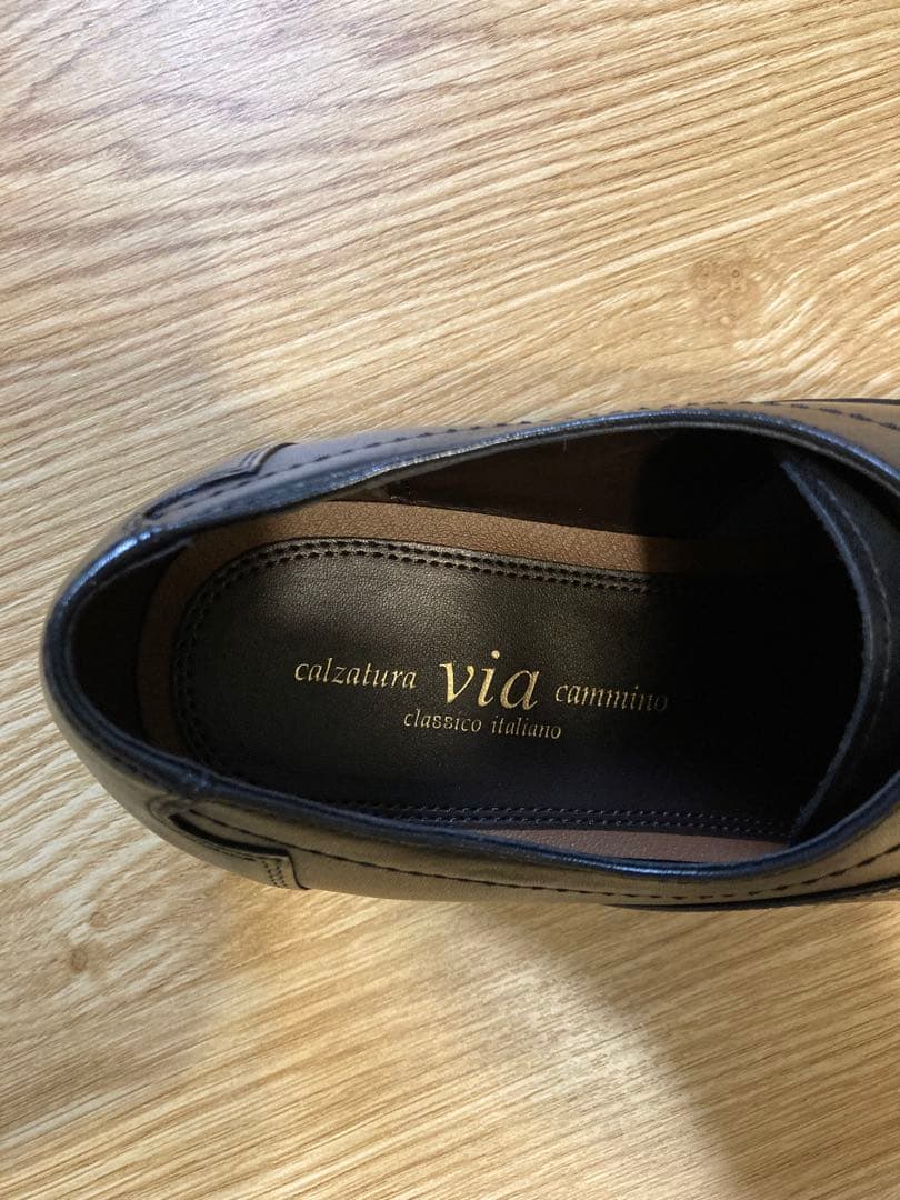 25,5cmマドラスヴィアカミーノ新品未使用　ビジネス　冠婚葬祭最適！