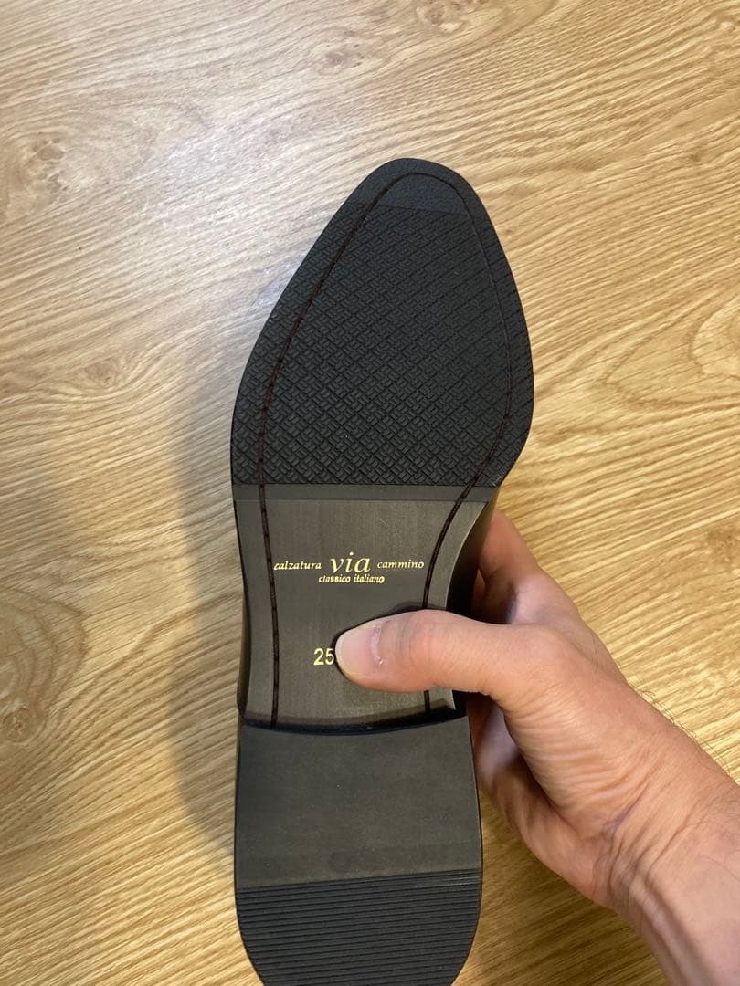 25,5cmマドラスヴィアカミーノ新品未使用　ビジネス　冠婚葬祭最適！