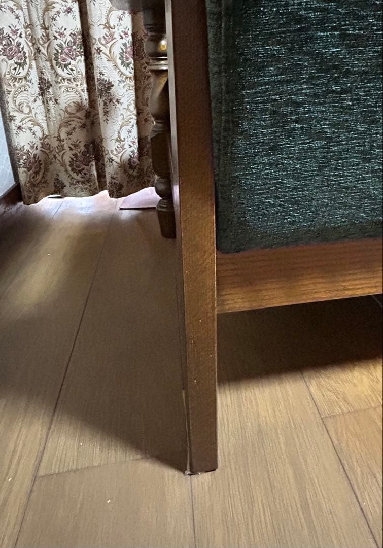 三越　カントリーハウス　ブルージュ　最高級　美品　ソファ　3人掛け　グリーン