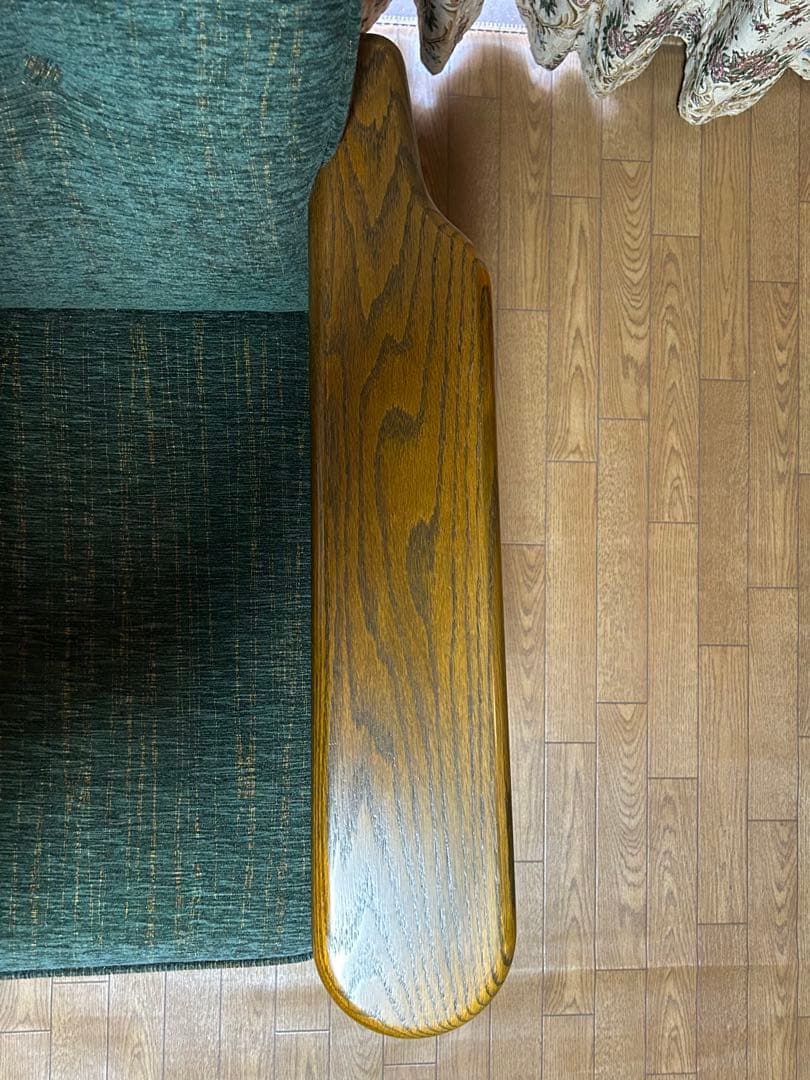 三越　カントリーハウス　ブルージュ　最高級　美品　ソファ　3人掛け　グリーン