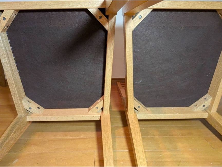 《送料込》秋田木工 ダイニングチェア N005 木製家具 椅子 イス ナチュラル