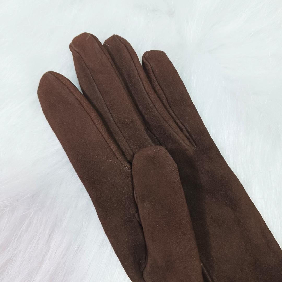 【良品】HERMES エルメス ジジェ グローブ スエード ボリードチャーム