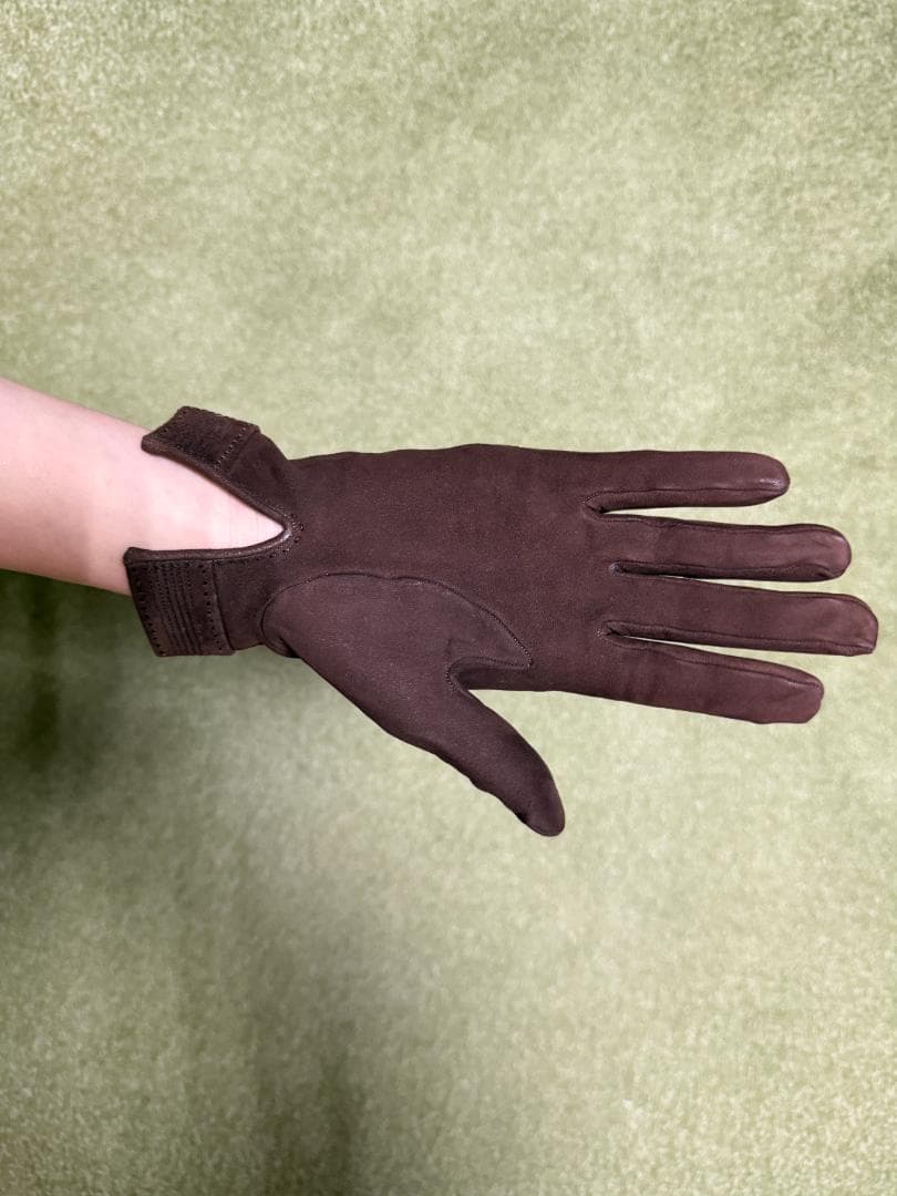 【良品】HERMES エルメス ジジェ グローブ スエード ボリードチャーム