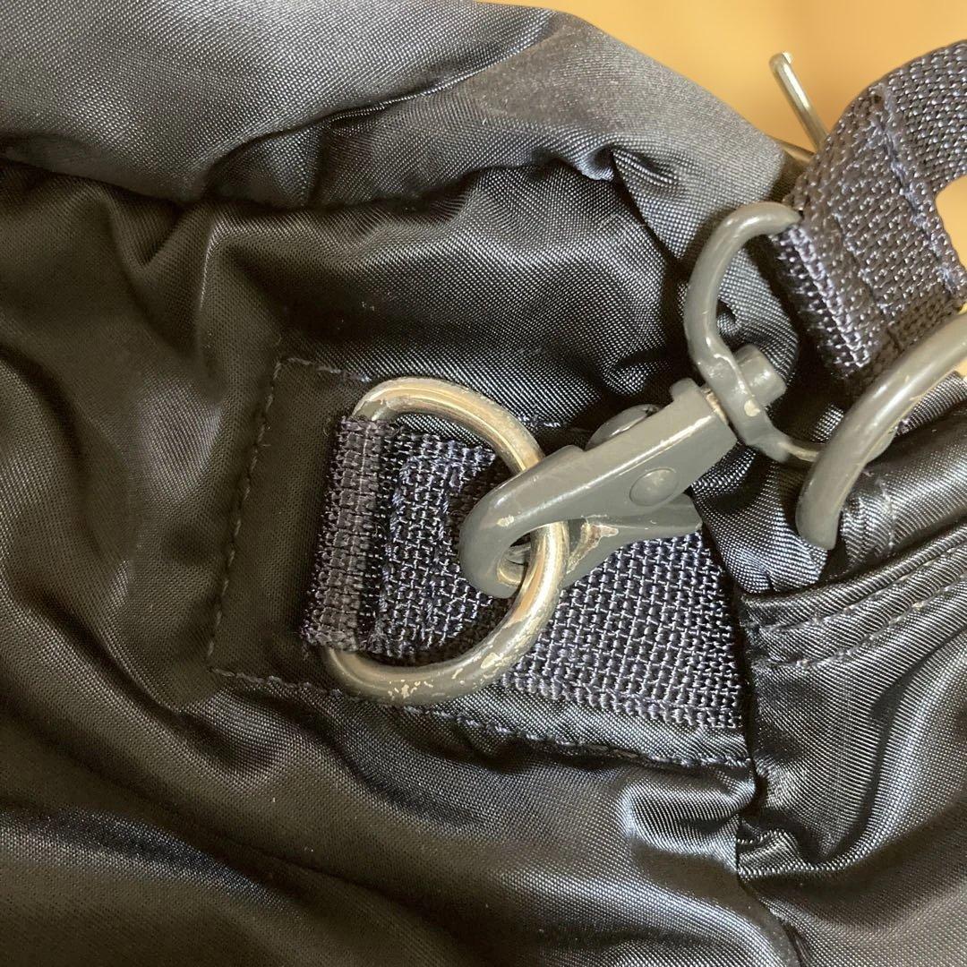 ネイビー ナイロン ショルダーバッグ