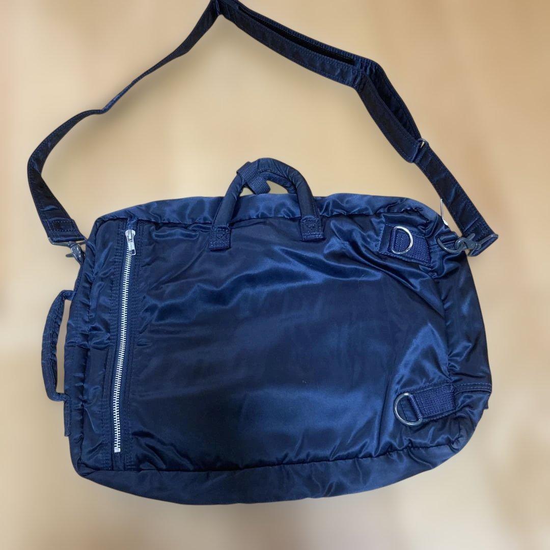 ネイビー ナイロン ショルダーバッグ