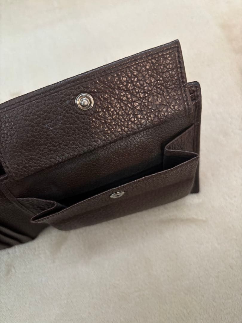 PRADA ダークブラウン 二つ折り財布