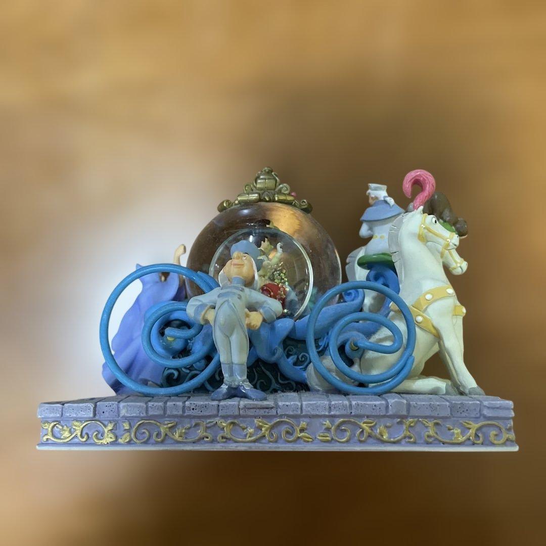 シンデレラ カボチャの馬車 置物