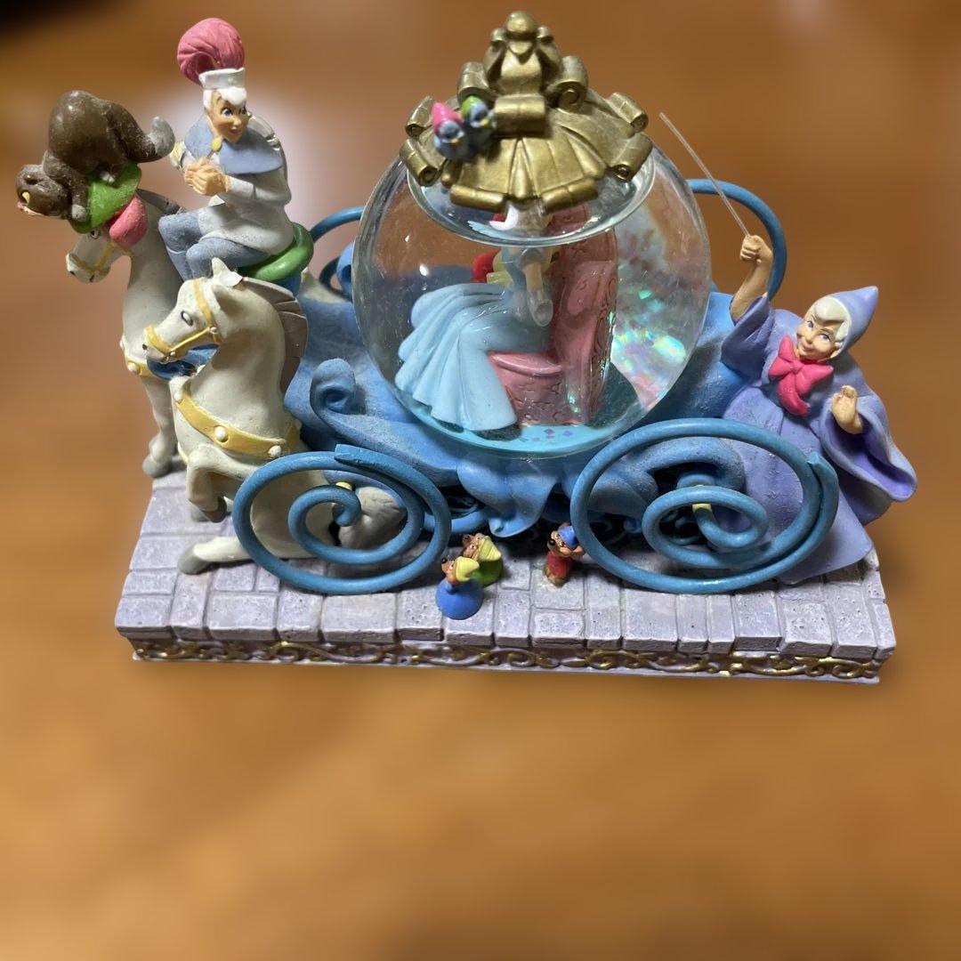 シンデレラ カボチャの馬車 置物