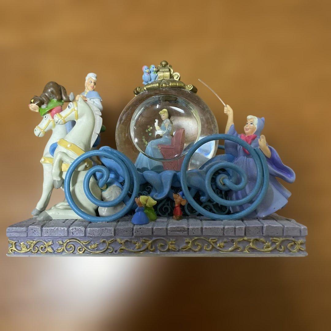 シンデレラ カボチャの馬車 置物