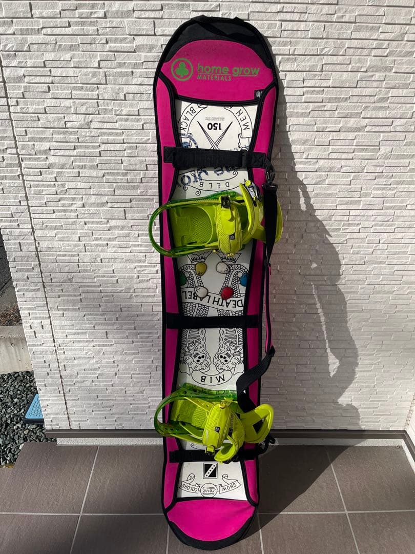 DEATH LABEL スノーボード 150cm 袋付き