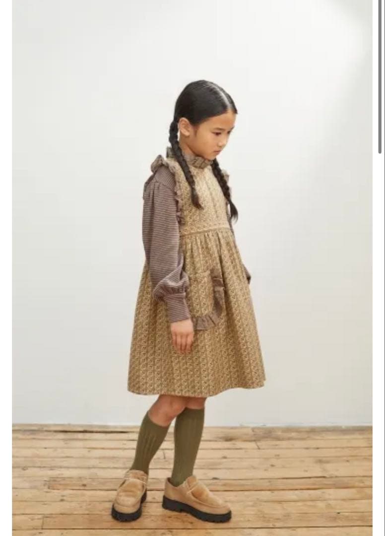 APOLINA 　IDA pinfore Dress 5-7y