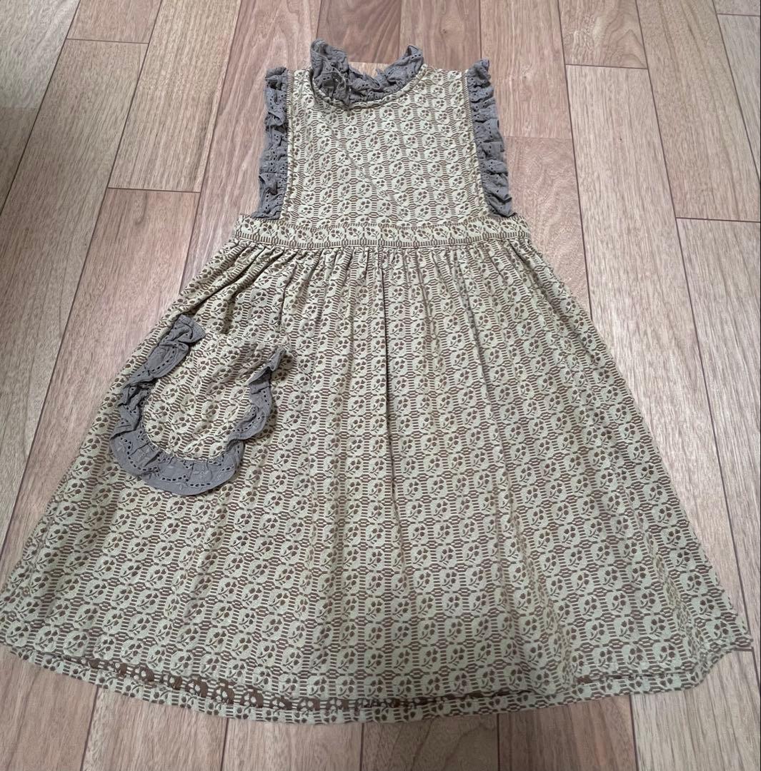 APOLINA 　IDA pinfore Dress 5-7y